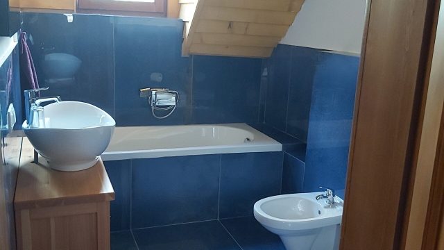 The bathroom of Cosmos Apartment